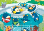children\'s book illustration penguins